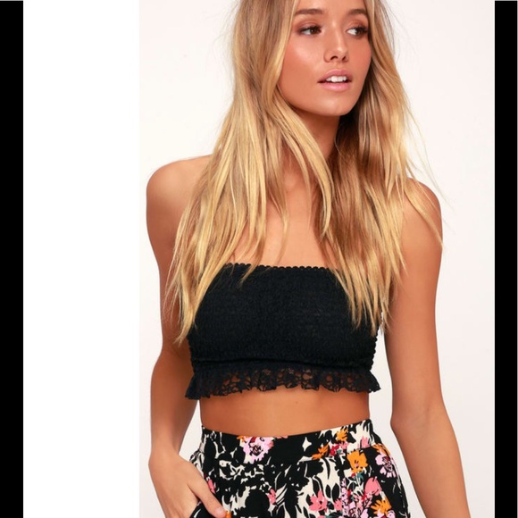 Free People Other - Free People Lace Bandeau Top